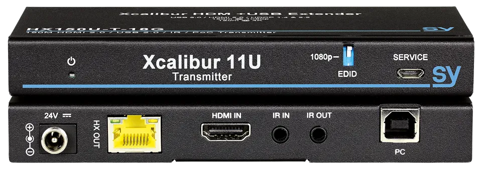 Xcalibur 11U HDMI & USB 100m Extender Tx Stacked.webp