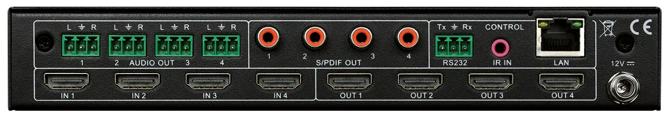 MSU44-18G 4x4 HDMI 2.0 18G Matrix Back.webp