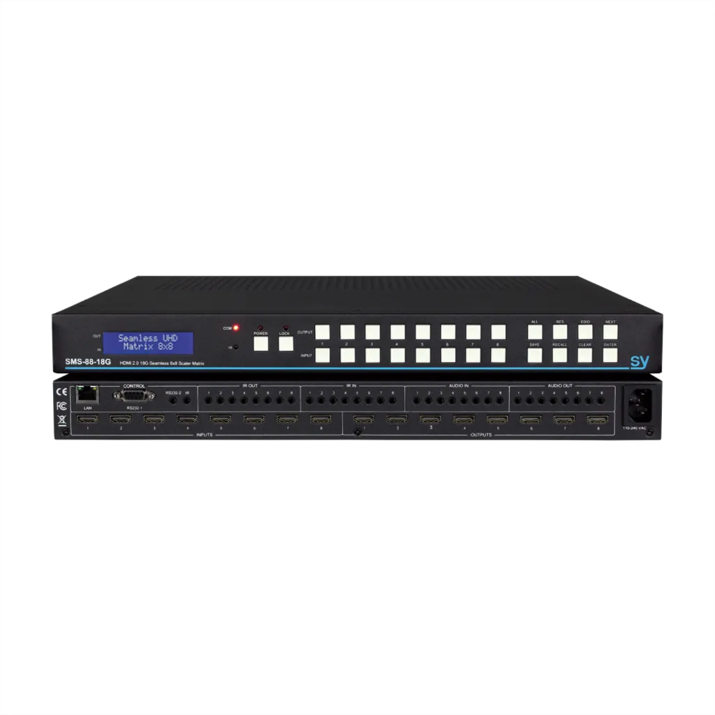 SMS-88-18G 8x8 HDMI 2.0 Seamless Matrix web.webp