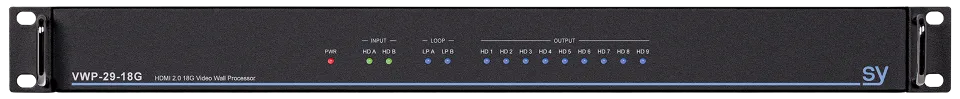 VWP-29-18G High resolution Video-Wall Processor – HDMI 2.0 18G Front Handles.webp