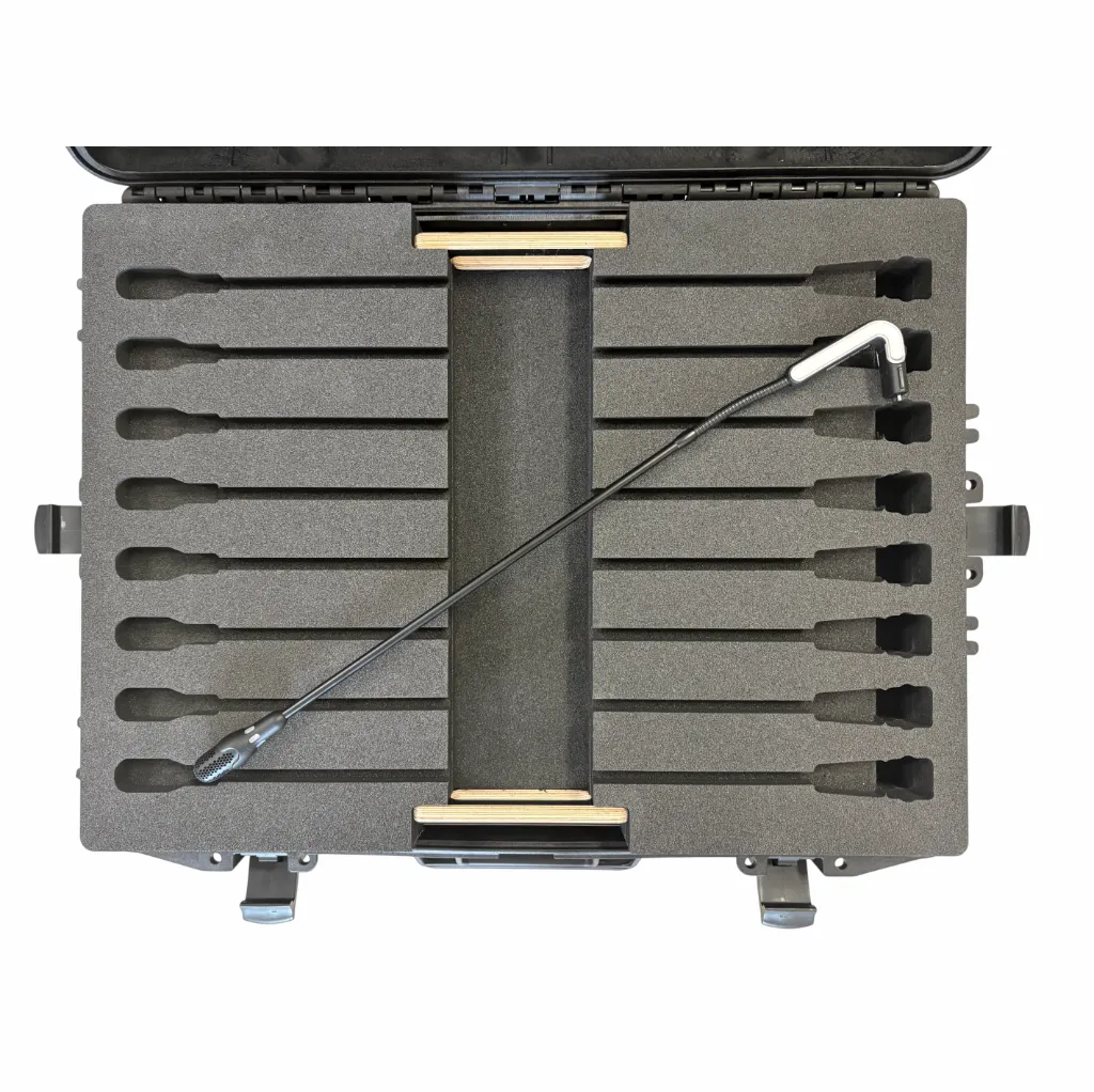 DLX-cases voor 30x Bosch DCNM-MIC Dicentis - Inlay Top.webp