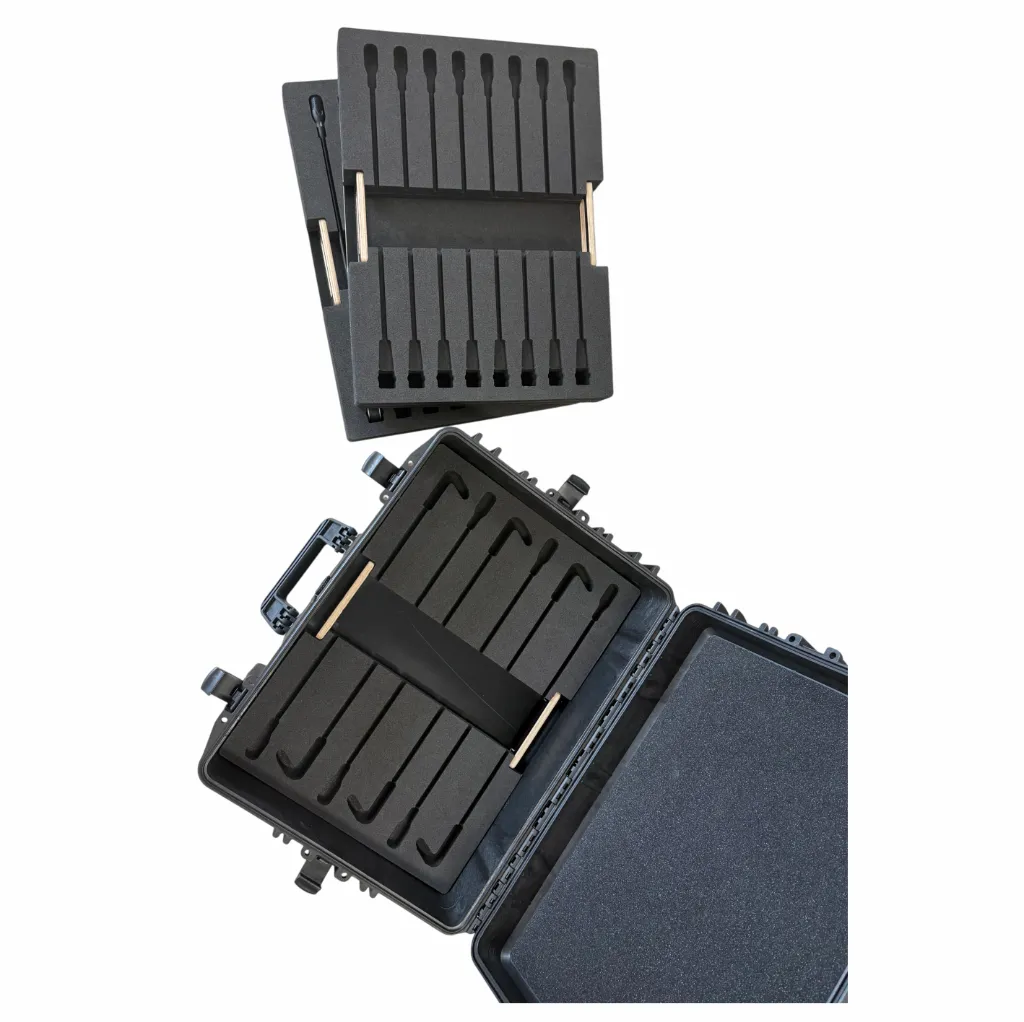 DLX-cases voor 30x Bosch DCNM-MIC Dicentis - Inlays.webp