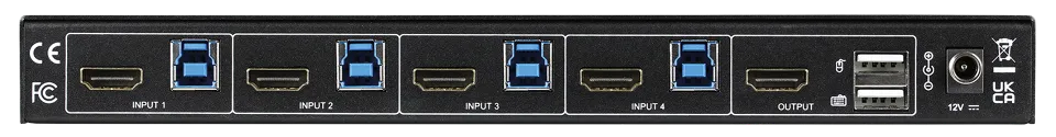KVM41-U3-18G Quad USB 3.0 KVM Switch Back.webp