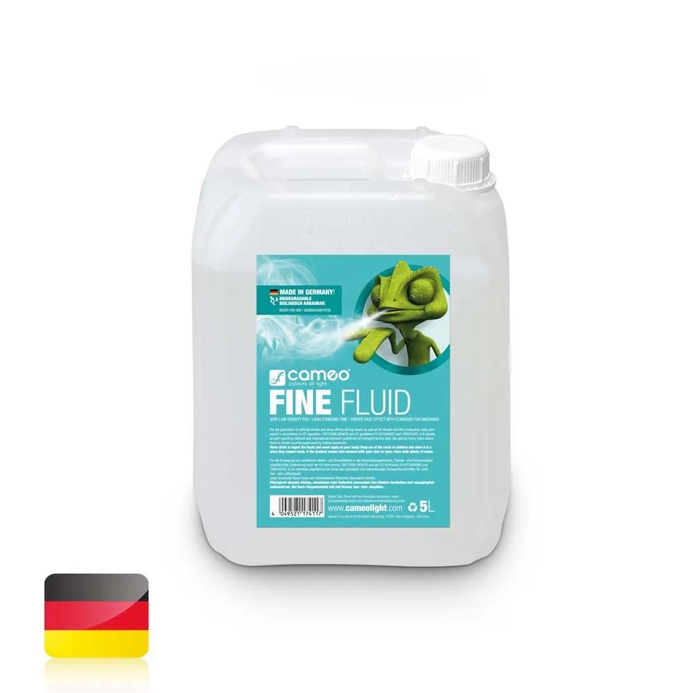 [D020603] Cameo CLFFINE5L - Haze Effect Fog Fluid with Very Low Density and Very Long Standing Time 5 L
