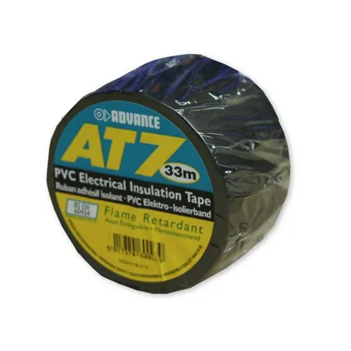 [D026285] Advance PVC vloertape AT7 33m rol 50mm zwart