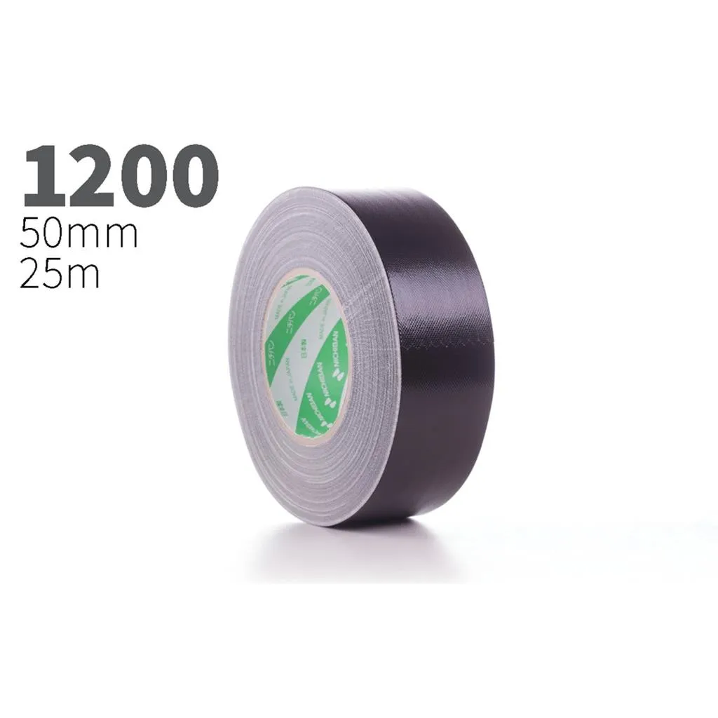 [D026748] Nichiban gaffa tape "1200" 25m rol 50mm zwart