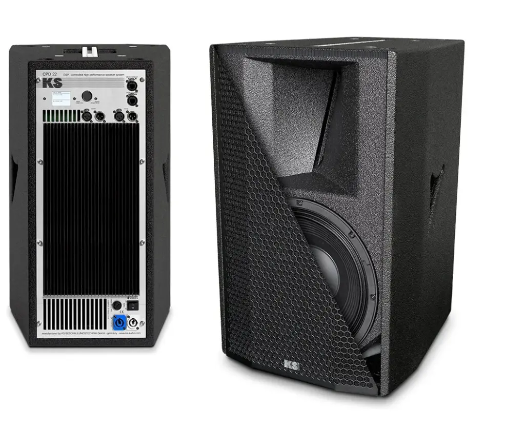 KS-Audio, CPD-22 - 12"/4" High-end HDSP™ technology integrated amplifiers and 2ch. DSP