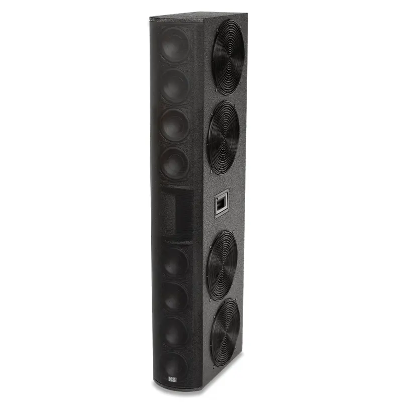 KS-Audio, CPD-18 Left - 4x10" / 8x5" / 1x1.75" VALTEC™ Line-emitter integrated amplifiers and 7ch. DSP