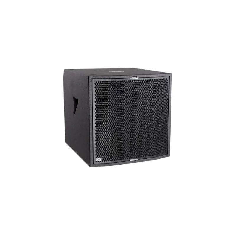 [D029058] KS-Audio, C-B18 - 1x18" port loaded compact subwoofer with 4 integrated amplifiers and 4ch. stereo DSP. Use as SAT and SESSION subwoofer