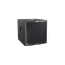 KS-Audio, C-B18 - 1x18" port loaded compact subwoofer with 4 integrated amplifiers and 4ch. stereo DSP. Use as SAT and SESSION subwoofer