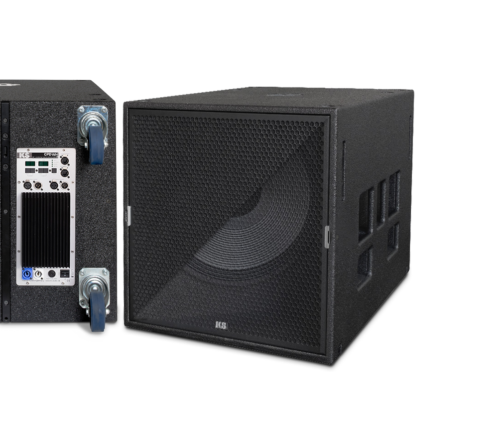 [D029063] KS-Audio, CPD-WH - 1x 18" Hybrid high output subwoofer with integrated amplifier and stereo DSP