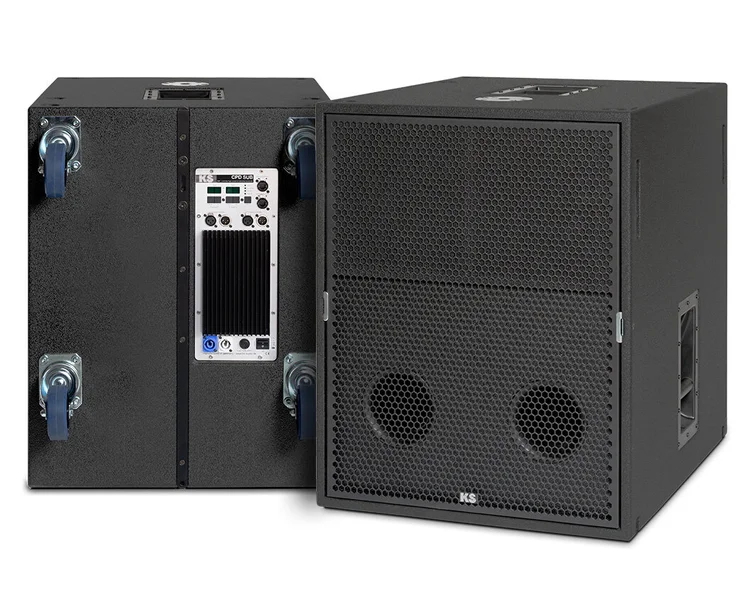 [D029066] KS-Audio, CPD-SUB - 4x10" push-pull band-pass subwoofer with integrated amplifier and stereo DSP