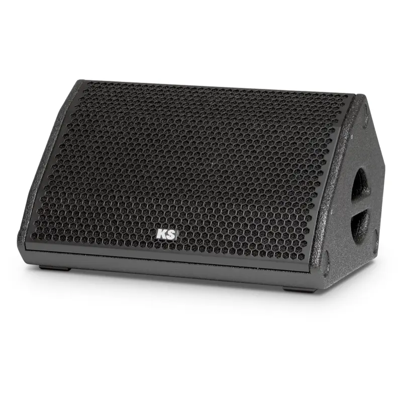 KS-Audio, CPD-1M - 10"/1.75" Compact Stage monitor 90°x50° integrated Amplifiers and 2ch. DSP