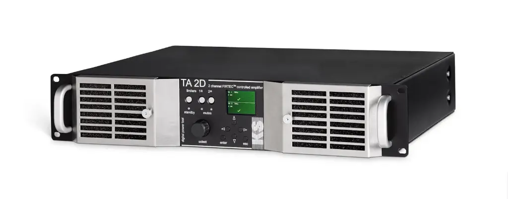 KS-Audio, TA2D - 2-Channel amplifier 2x2000Wrms integrated dual channel DSP-Module