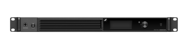 [D032027] Sennheiser, SPECTERA BASE STATION - 1RU rackmount Base Station for Spectera system, with (3) mains cables (EU, UK, US prongs). Includes (1)SPECTERA BASE STATION and (3) Mains Cable (EU, UK
and US plug)