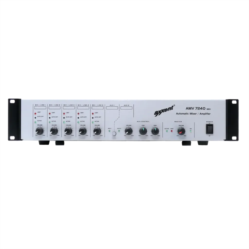 [D036189] Axxent, AMV7240 MKII Automatic Mixer amplifier for universal use