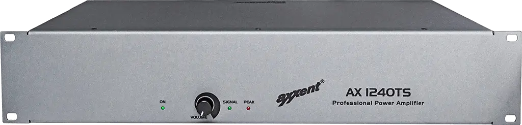 Axxent, AX1240TS Amplifier 1x240W at 50/70/100V and 4Ohm