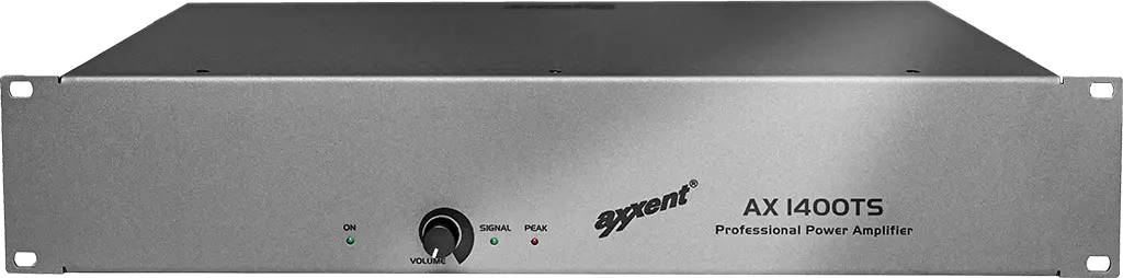 Axxent, AX1400TS Amplifier 1x 400W at 50/70/100V and 4 Ohm