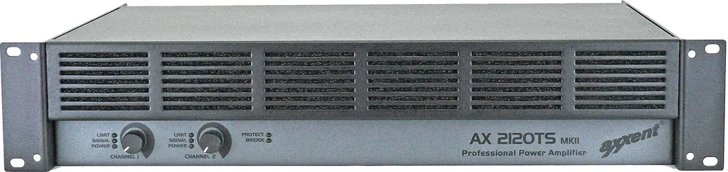 Axxent, AX2120TS MKII Amplifier 2x120W at 70/100V and 8 Ohm