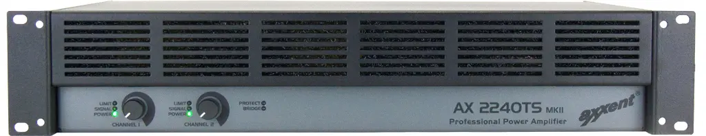 Axxent, AX2240TS MKII Amplifier 2x240W at 70/100V and 4 ohms