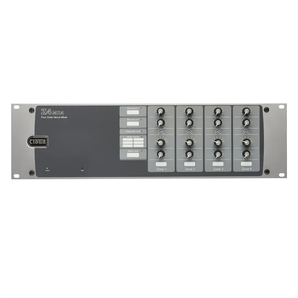 [D036211] Cloud, Z4 - 6 Music inputs 2 mic + paging 4 facility