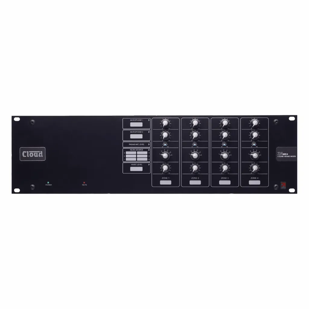 [D036211] Cloud, Z4 - 6 Music inputs 2 mic + paging 4 facility