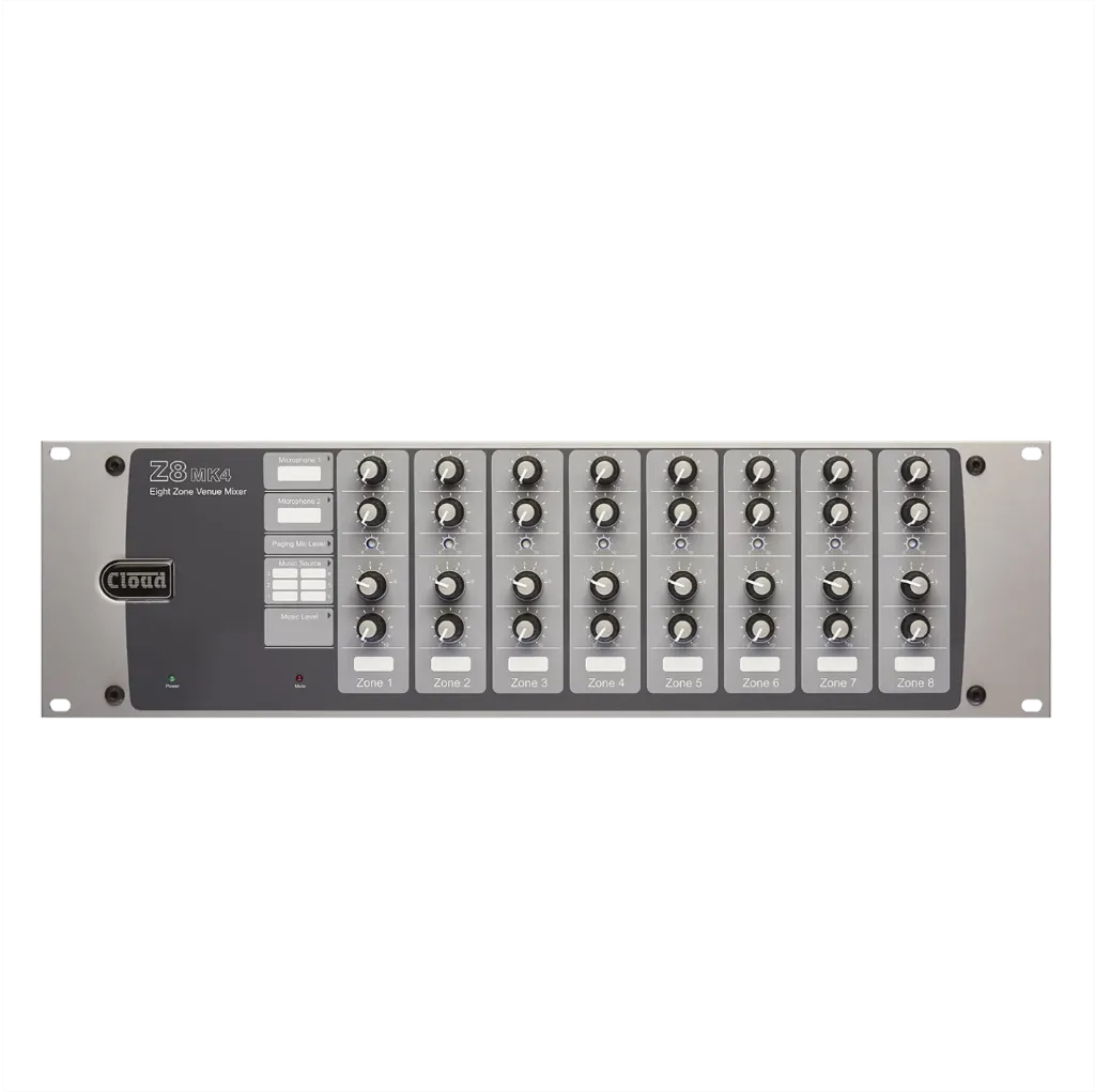 [D036212] Cloud, Z8 - 6 music 2 mic + paging 8 facility