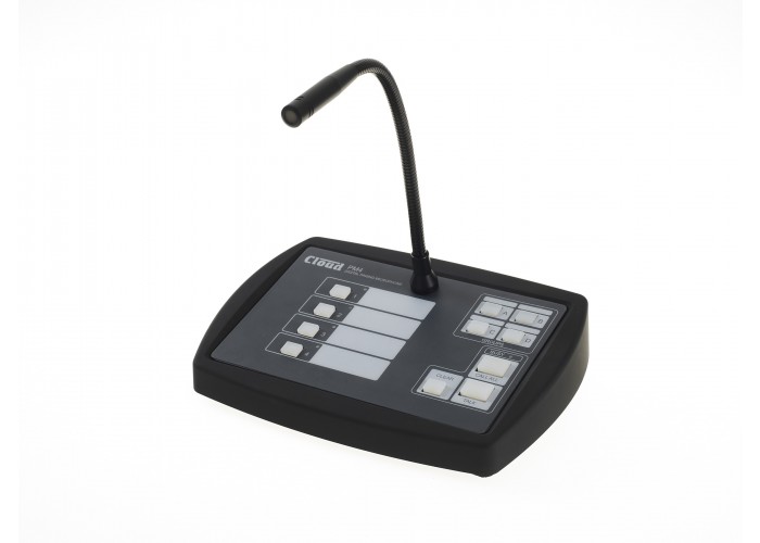 [D036223] Cloud, PM4 - Paging mic 4 zone digital & analogue