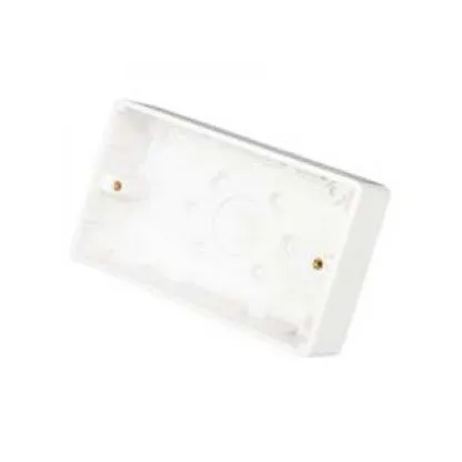 Cloud, BB960016 - 35mm Opbouw UK dubbelbox Plastic Wit