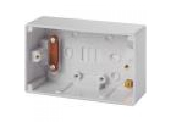 Cloud, BB960016 - 37mm Opbouw UK dubbelbox Plastic Wit