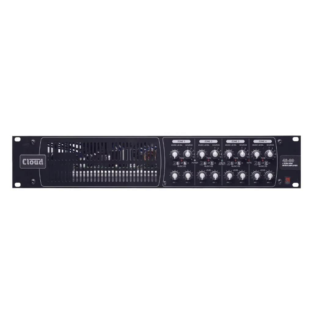 [D036317] Cloud, 46-80 - Mixer Amplifier 4x 80 Watt / 4 Ohm