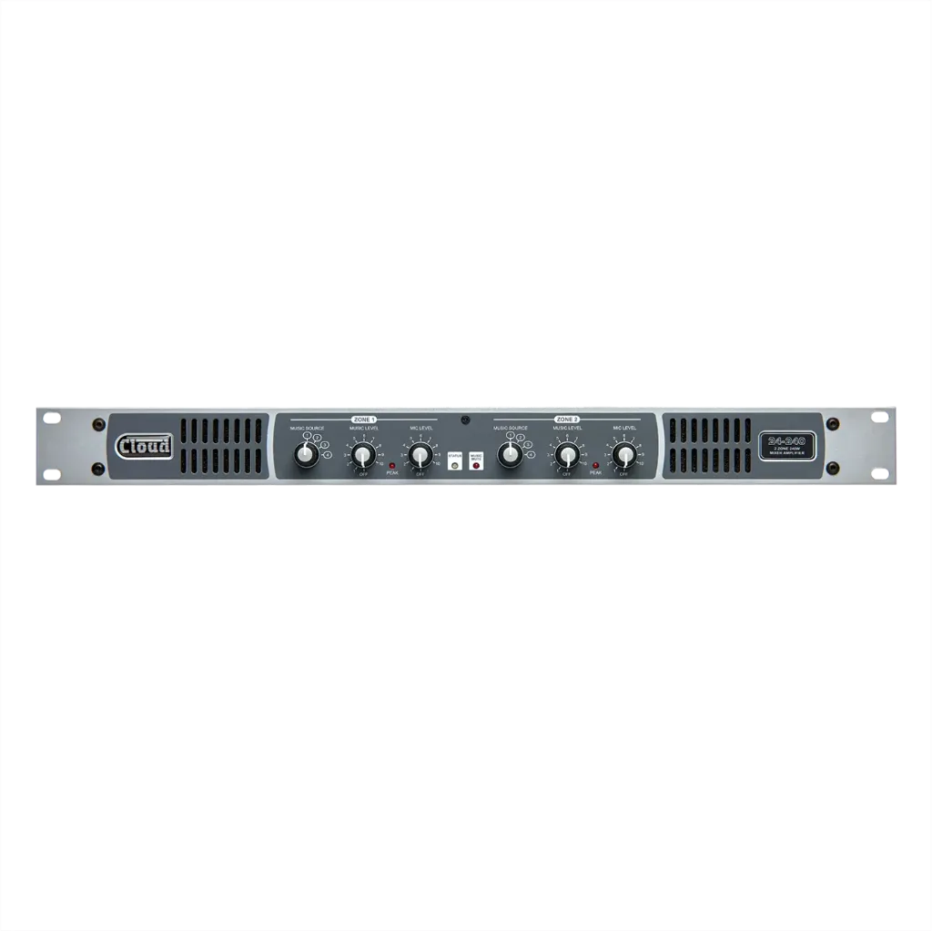 [D036334] Cloud, 24-240 - Two Zone Mixer Amplifier 2x 240 Watt