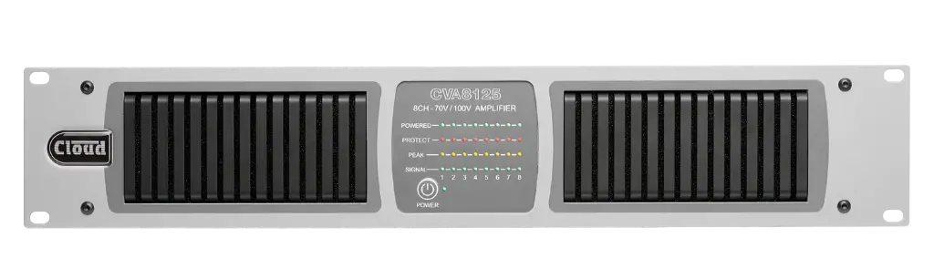 Cloud, CVA8125 - Amplifier 8x 125 Watt DSP