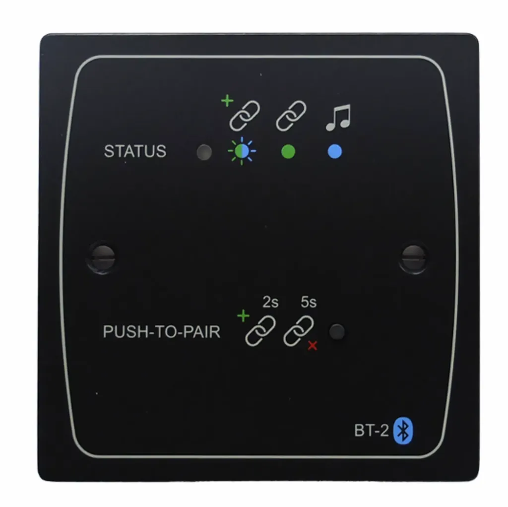 [D036565] Cloud, BT-2EB Bluetooth Wallpanel Black for DCM1