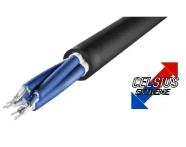 Syntax® Multipair Cable, AES/EBU-DMX | 4 pair | 2 x 0,22 mm² | ø 11,2 mm | Black | Celsius Extreme