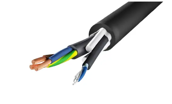 [D036604] Syntax® Hybrid Cable, Power 3 x 1,5mm² + Digital  2 x 0,22 mm² | ø 14 mm | Black
