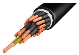 [D036627] Syntax® Multicore Power Cable, IEC-60228 - Class 5 | 18 G 1.5 mm2 | ø 18 mm | Black | flame-retardant PVC-Jacket