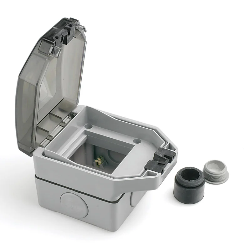 [D036632] Cloud, IP1 - 1 gang opbouwdoos met klep BB960078