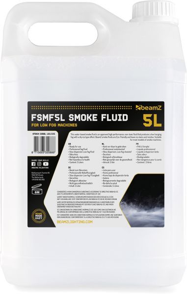 [D036646] Tronios, FSMF5L Smoke Fluid Low Fog | 5L