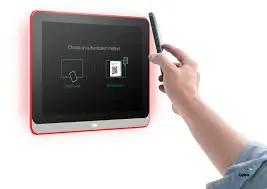 IAdea, WRP-1000-H V2 - Touch panel, 10 inch, Android 12, PoE+, LED surrounding status light, NFC, HID, Access Control, Camera, w/o power adaptor