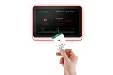 IAdea, WRP-1000-L V2 - Touch panel, 10 inch, Android 12, PoE+, LED surrounding status light, NFC, black front panel, w/o power adaptor