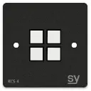 SY, SY-KCS4-B-UK - 4 button Keypad Controller, In Black