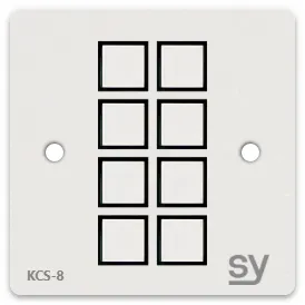 [D036805] SY, SY-KCS8-W-UK - 8 button Keypad Controller. In WHITE