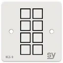 SY, SY-KCS8-W-UK - 8 button Keypad Controller. In WHITE
