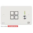 SY, SY-KC4V-W-UK - 4 button Keypad Controller with rotary volume control. In WHITE