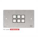SY, SY-KC6E-A-UK - 6 button Keypad Controller with Ethernet. In Brushed Aluminium