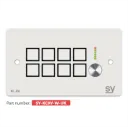 SY, SY-KC8V-W-UK - 8 button Keypad Controller with rotary volume control. In WHITE