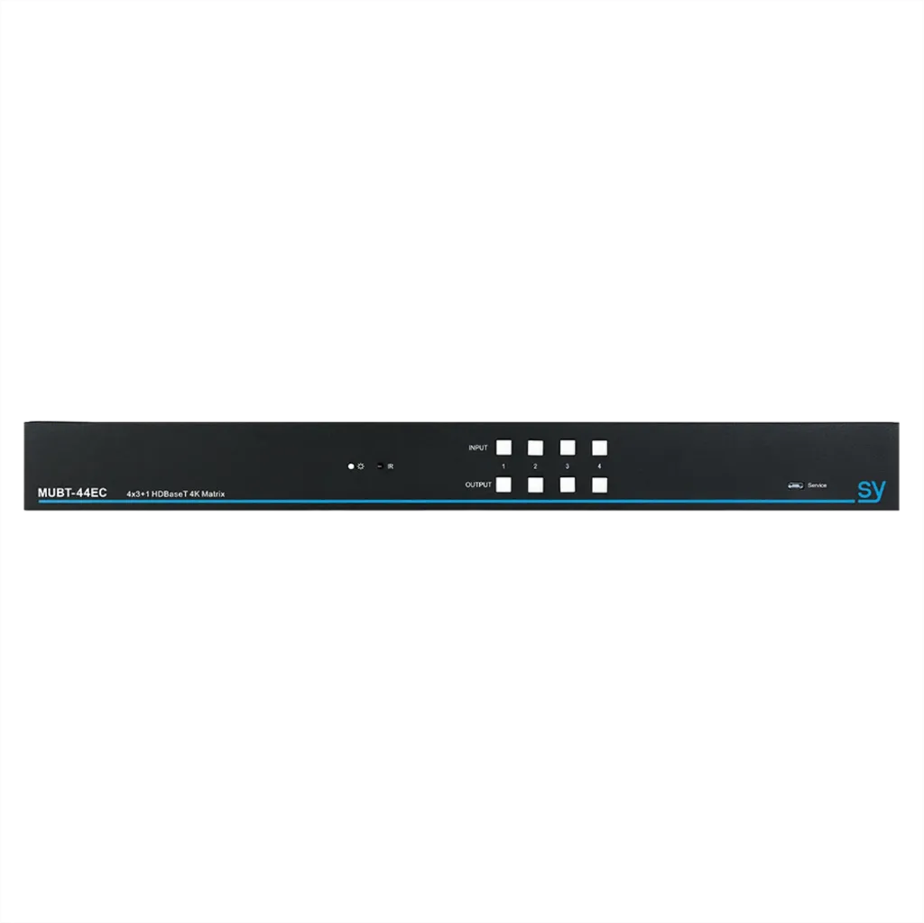 SY, SY-MUBT-44EC-SET - 4K UHD 4X3+1 Matrix - Includes 3x HDBT EC Rx