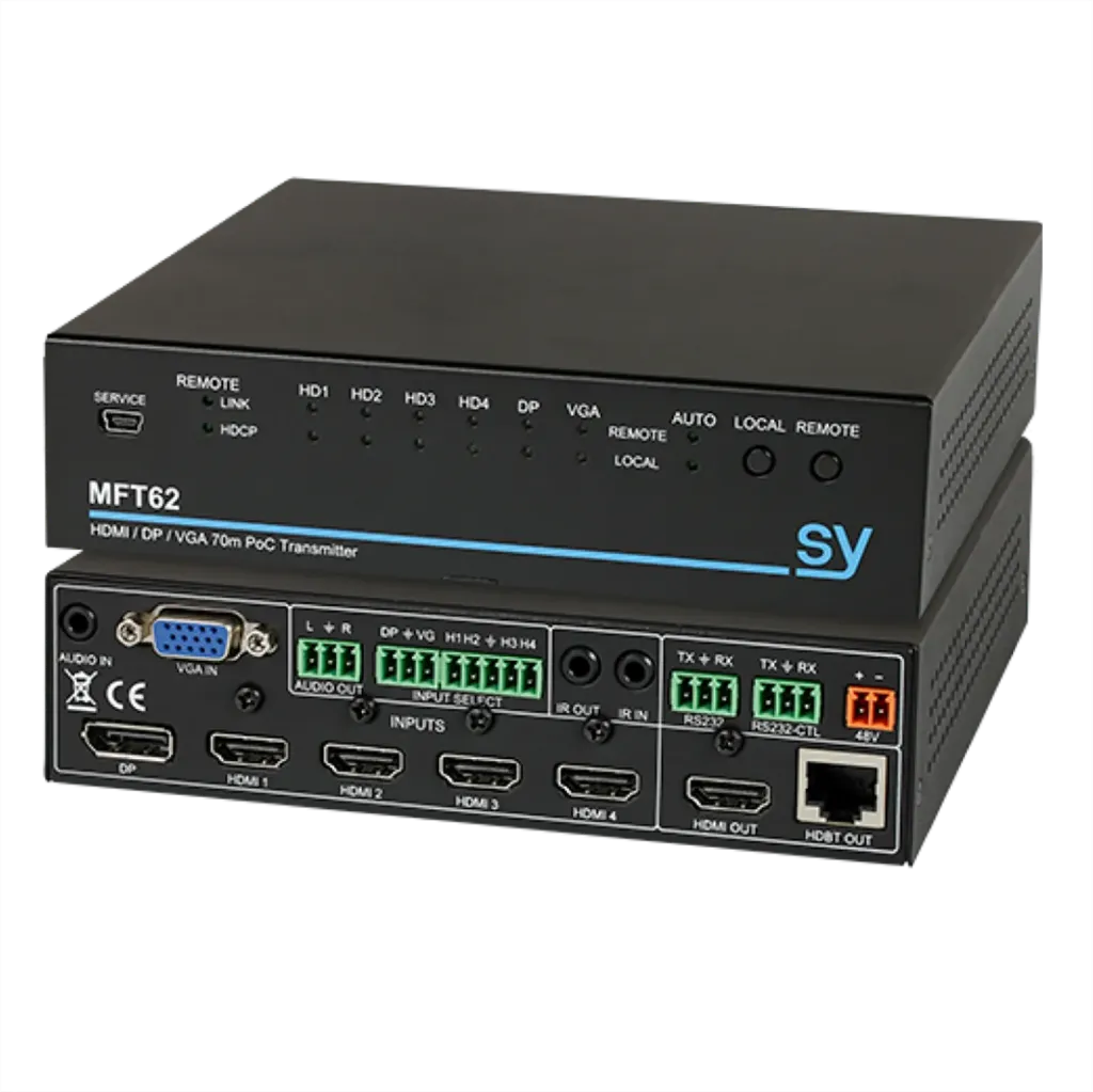 [D036923] SY, SY-MFT62-SET - Compact 4K UHD Matrix  - Includes SY HDBaseT Receiver 