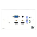SY, SY-MFT-31V-W-SET - 4K UHD Wall-mounted Multi Format HDBaseT extender  -Includes SY HDBaseT Receiver
